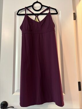 Athleta Plum Racerback Midi Dress or swim/ beach or pool dress XL